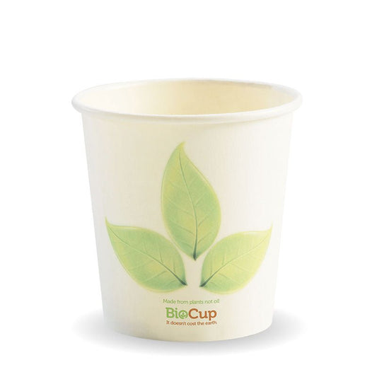 120mL/4oz (63mm) Leaf Single Wall BioCup - 2000/CTN - TEM IMPORTS™
