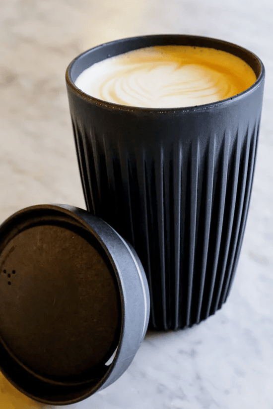 12oz Charcoal HuskeeCup & Lid - TEM IMPORTS™