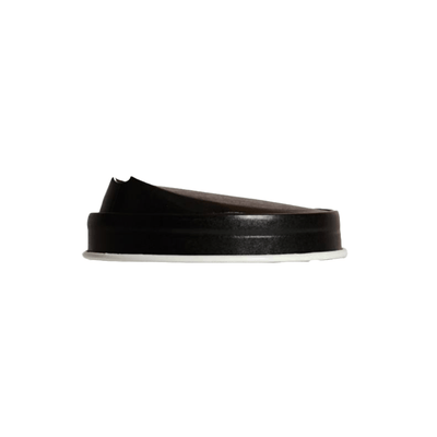 12oz (D/90mm) Black Paper Sipper Lid - TEM IMPORTS™