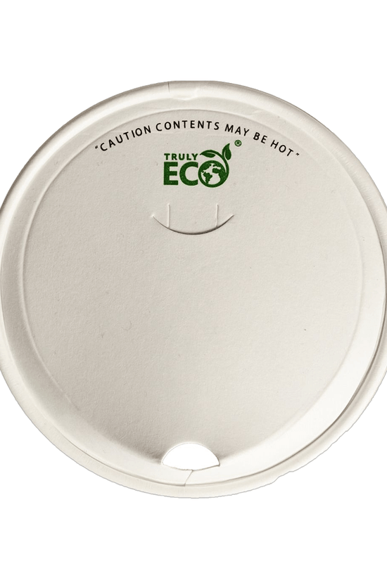 12oz (D/90mm) White Paper Sipper Lid - TEM IMPORTS™
