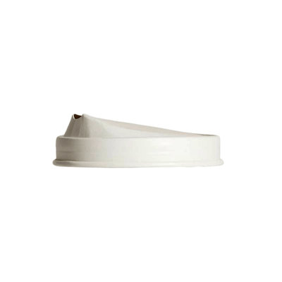 8oz (D/80mm) White Paper Sipper Lid - 100/CTN