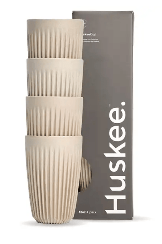 12oz Natural HuskeeCup 4 - Pack - TEM IMPORTS™