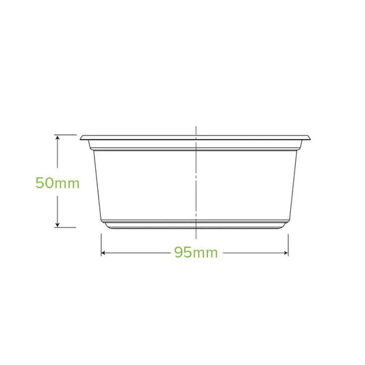 12oz/360mL Clear Unbranded BioBowl - 500pcs/Ctn - TEM IMPORTS™