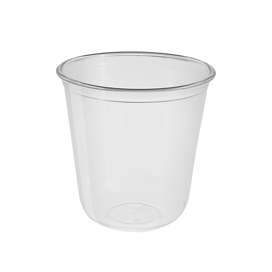 12oz/360mL (D/90mm) PET U - Shape Cup - TEM IMPORTS™