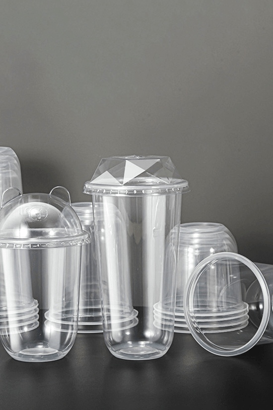 12oz/360mL (D/95mm) PP U - Shape Cup - Sealable - TEM IMPORTS™