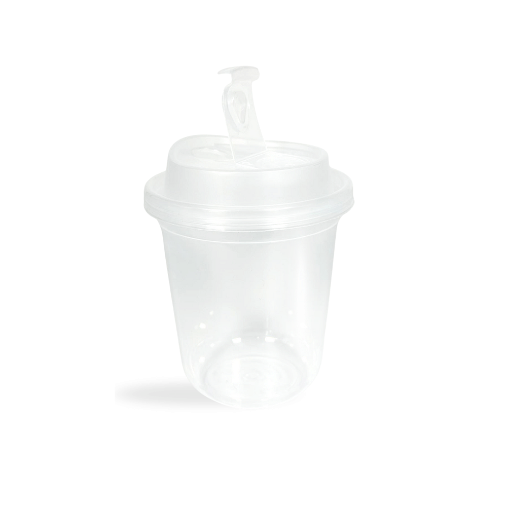 12oz/380mL (D/90mm) PP Injection U - Shape Cup Sealable - TEM IMPORTS™