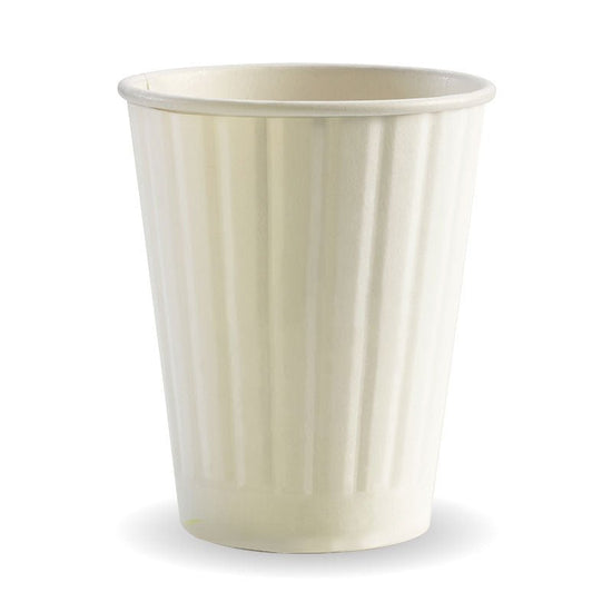 12oz/390mL (90mm) White Double Wall BioCup - 1000pcs/ctn - TEM IMPORTS™