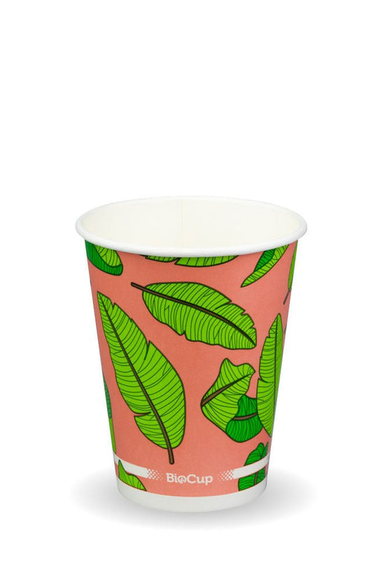 12oz/390mL Leaf (90mm) Cold Paper BioCup - 1000/CTN - TEM IMPORTS™