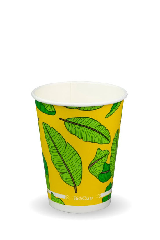 12oz/390mL Leaf (90mm) Cold Paper BioCup - 1000/CTN - TEM IMPORTS™