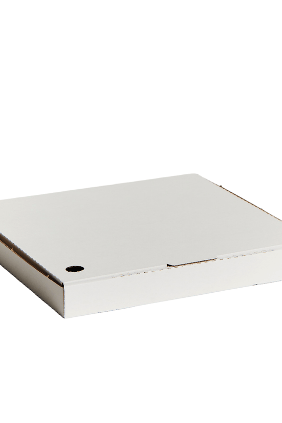 13" Inch Takeaway Pizza Box White - 100/CTN - TEM IMPORTS™