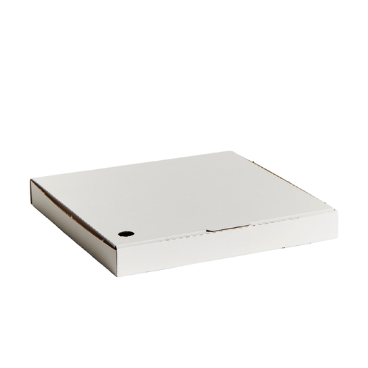 13" Inch Takeaway Pizza Box White - 100/CTN - TEM IMPORTS™