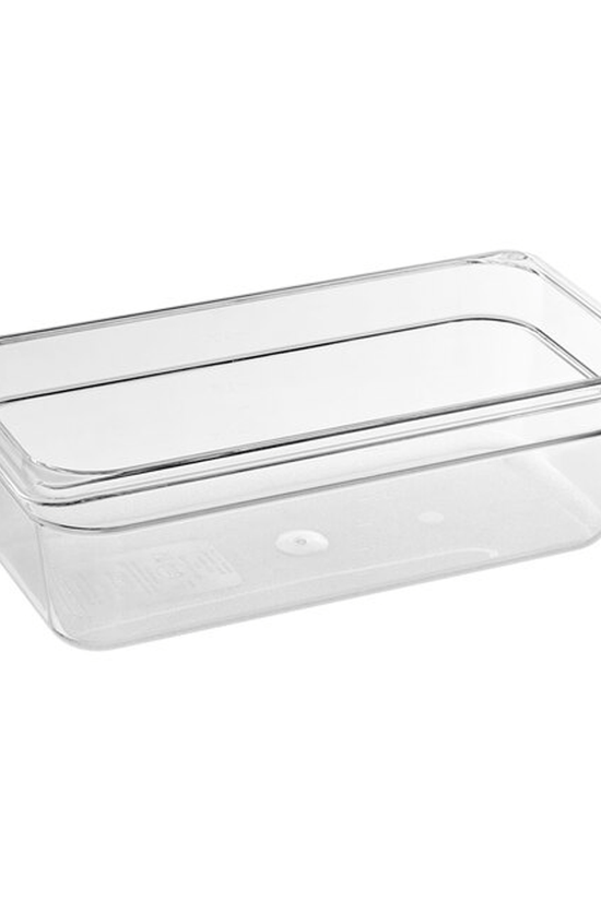 1/3 Size Clear Polycarbonate Food Pan - 100mm - TEM IMPORTS™