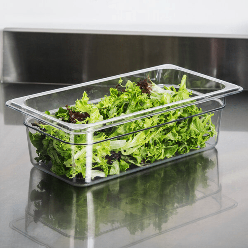 1/3 Size Clear Polycarbonate Food Pan - 100mm - TEM IMPORTS™