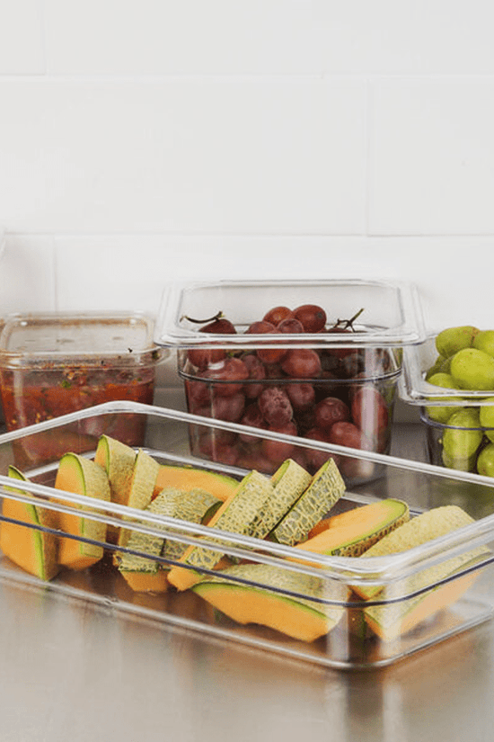 1/3 Size Clear Polycarbonate Food Pan - 65mm - TEM IMPORTS™