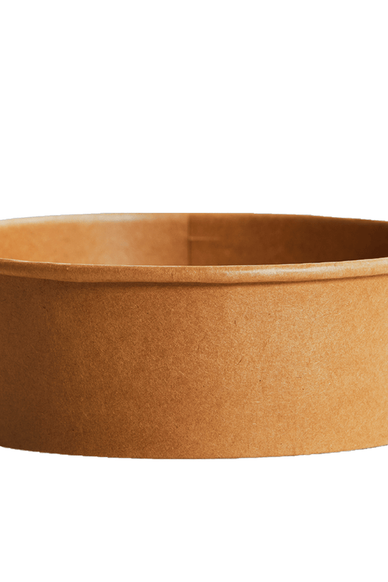 1300mL PE Coated Kraft Paper Salad Bowl - TEM IMPORTS™