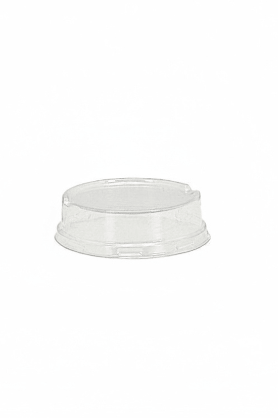 130mL Black&Gold Series Round PET Lid - High Profile - TEM IMPORTS™