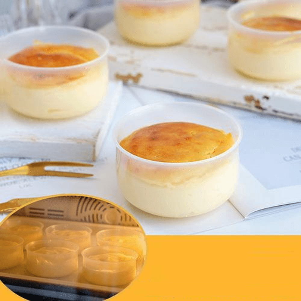 130mL Matt Clear Creme Baking Container Base - TEM IMPORTS™