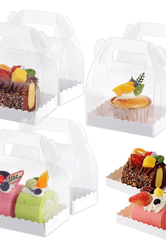 130x80x100mm Rectangular Clear Box With Handle - TEM IMPORTS™