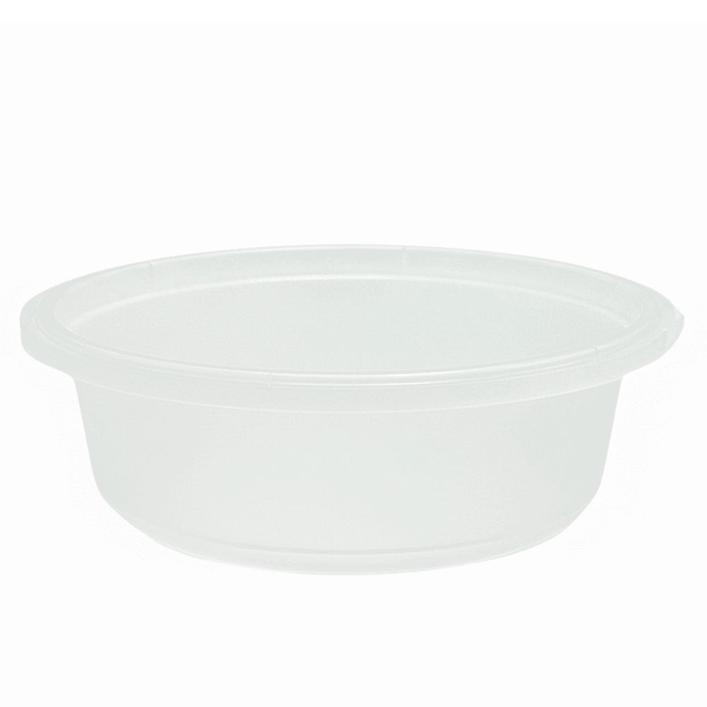 13oz/380mL Round Tampered Evident Frosted Container With Lid - TEM IMPORTS™
