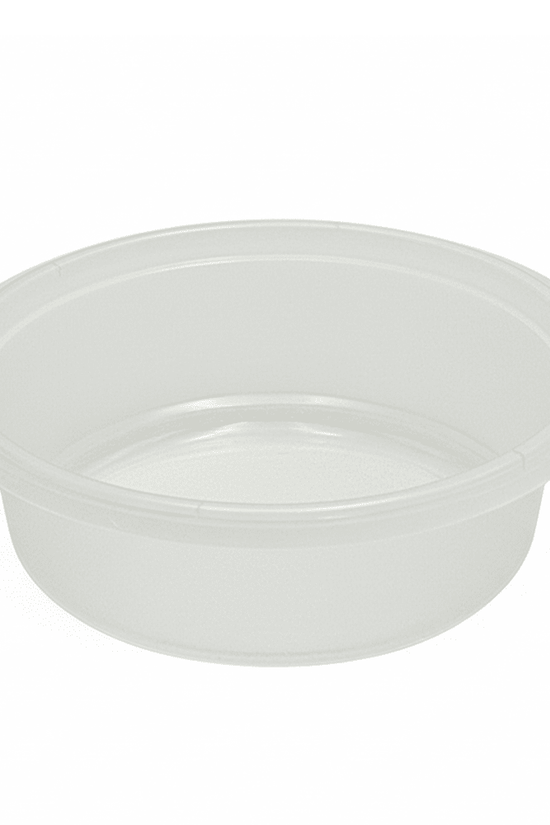 13oz/380mL Round Tampered Evident Frosted Container With Lid - TEM IMPORTS™