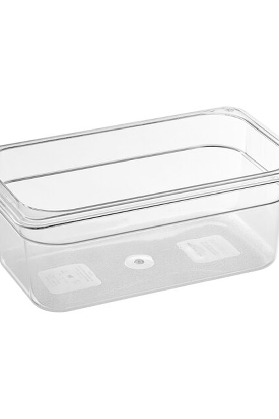1/4 Size Clear Polycarbonate Food Pan - 100mm - TEM IMPORTS™