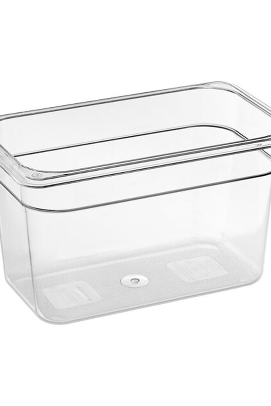 1/4 Size Clear Polycarbonate Food Pan - 150mm - TEM IMPORTS™