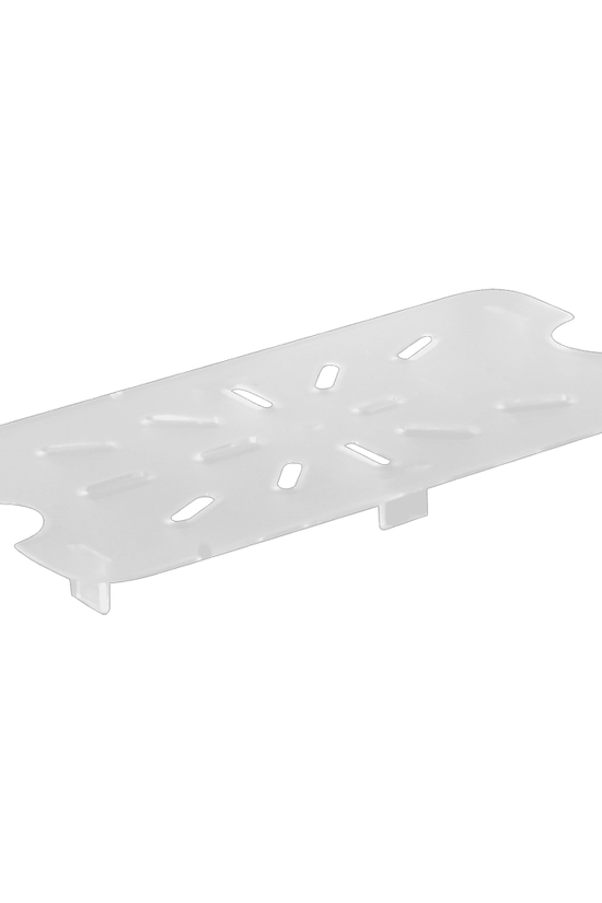 1/4 Size GN Food Pan Drain Plate - Clear - TEM IMPORTS™