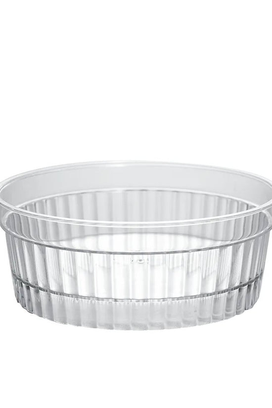 140mL Clear Mini Round Ribbed Dessert Bowl Base - TEM IMPORTS™
