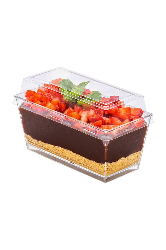 140mL Clear Rectangular Container Base - TEM IMPORTS™