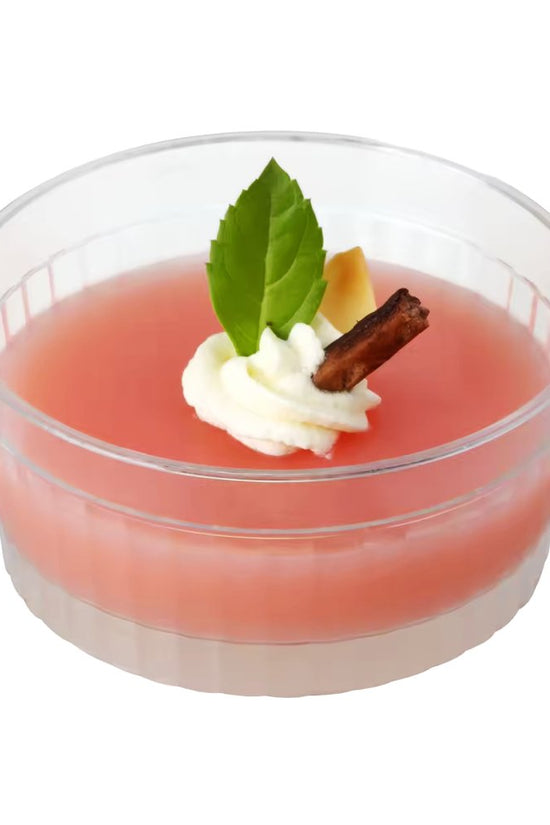 140mL Clear Round Rib Bowl Container Base - TEM IMPORTS™