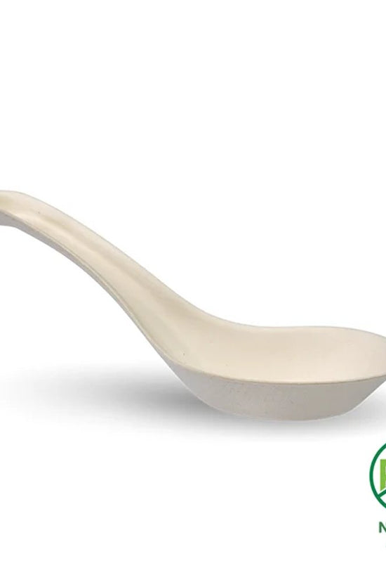 14cm Plant Fibre Chinese Soup Spoon - 1000pcs/Ctn - TEM IMPORTS™
