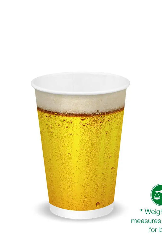 14oz/420mL (90mm) Beer Cold Paper BioCup - 1000/CTN - TEM IMPORTS™