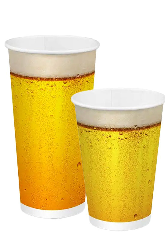 14oz/420mL (90mm) Beer Cold Paper BioCup - 1000/CTN - TEM IMPORTS™
