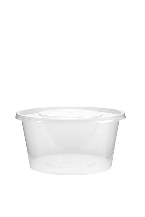 1500mL Takeaway Tall Round Clear Supa Bowls With Lids - TEM IMPORTS™