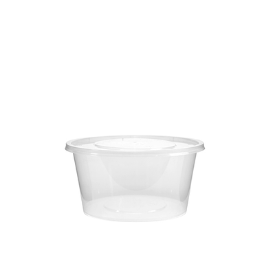 1500mL Takeaway Tall Round Clear Supa Bowls With Lids - TEM IMPORTS™