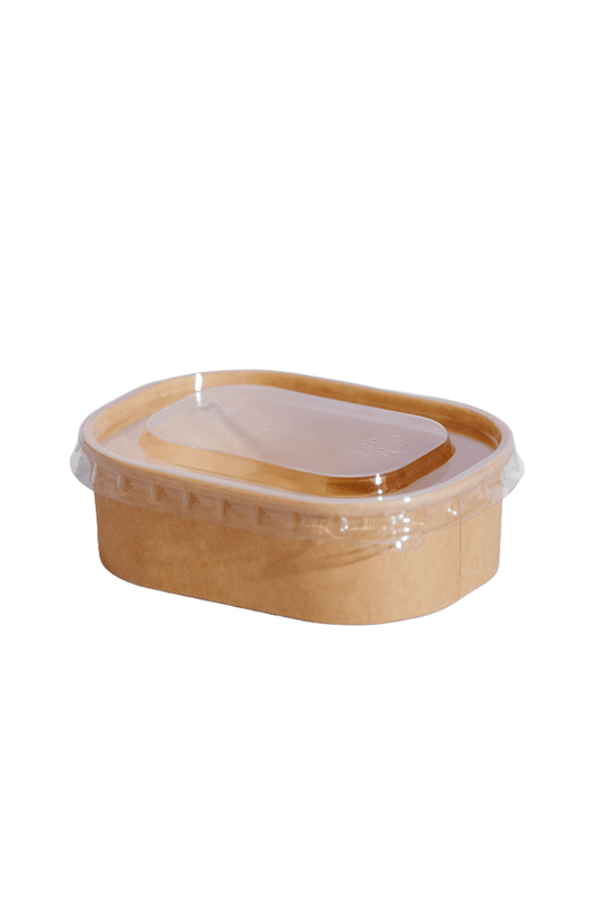 150mL - 250mL Clear PET Lid For MIni Rectangular Container - TEM IMPORTS™