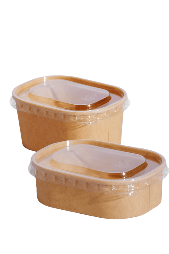 150mL - 250mL Clear PET Lid For MIni Rectangular Container - TEM IMPORTS™