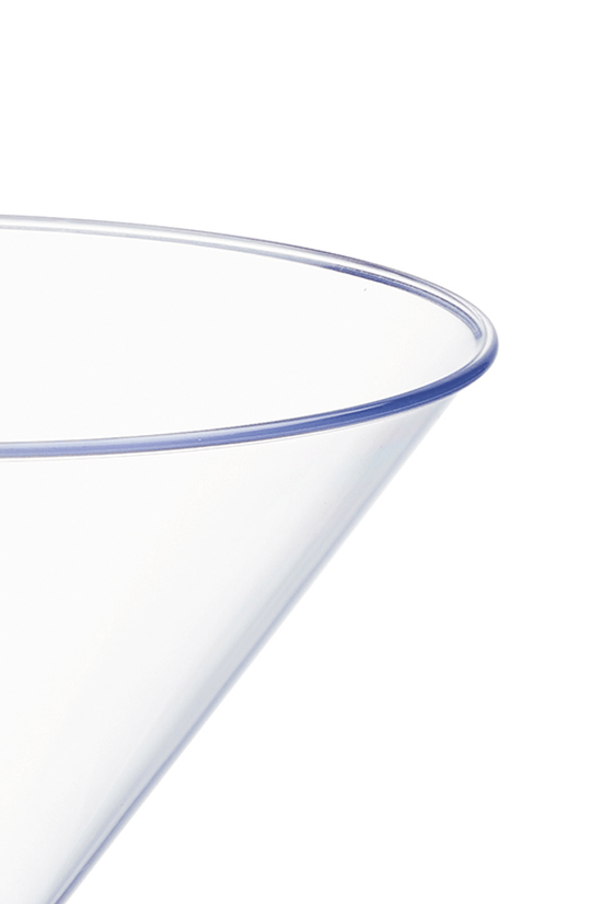 150mL Clear Mini Pedestal Short Martini Dessert Cup - Black Stand - TEM IMPORTS™