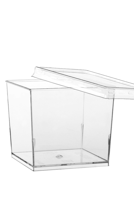 150mL Clear Mini Square Dessert Cup Base - TEM IMPORTS™