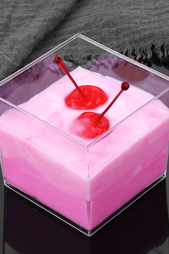 150mL Clear Mini Square Dessert Cup Base - TEM IMPORTS™