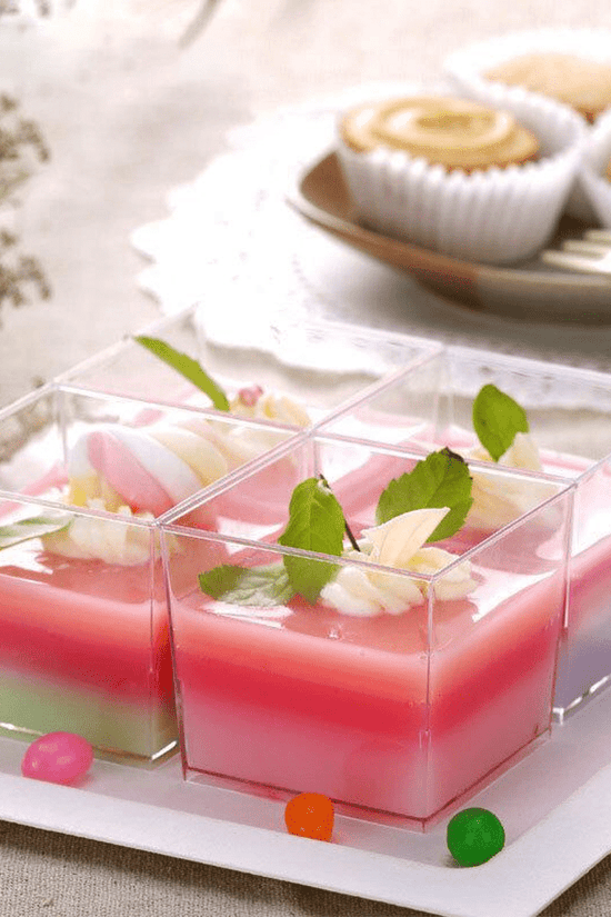 150mL Clear Mini Square Dessert Cup Base - TEM IMPORTS™
