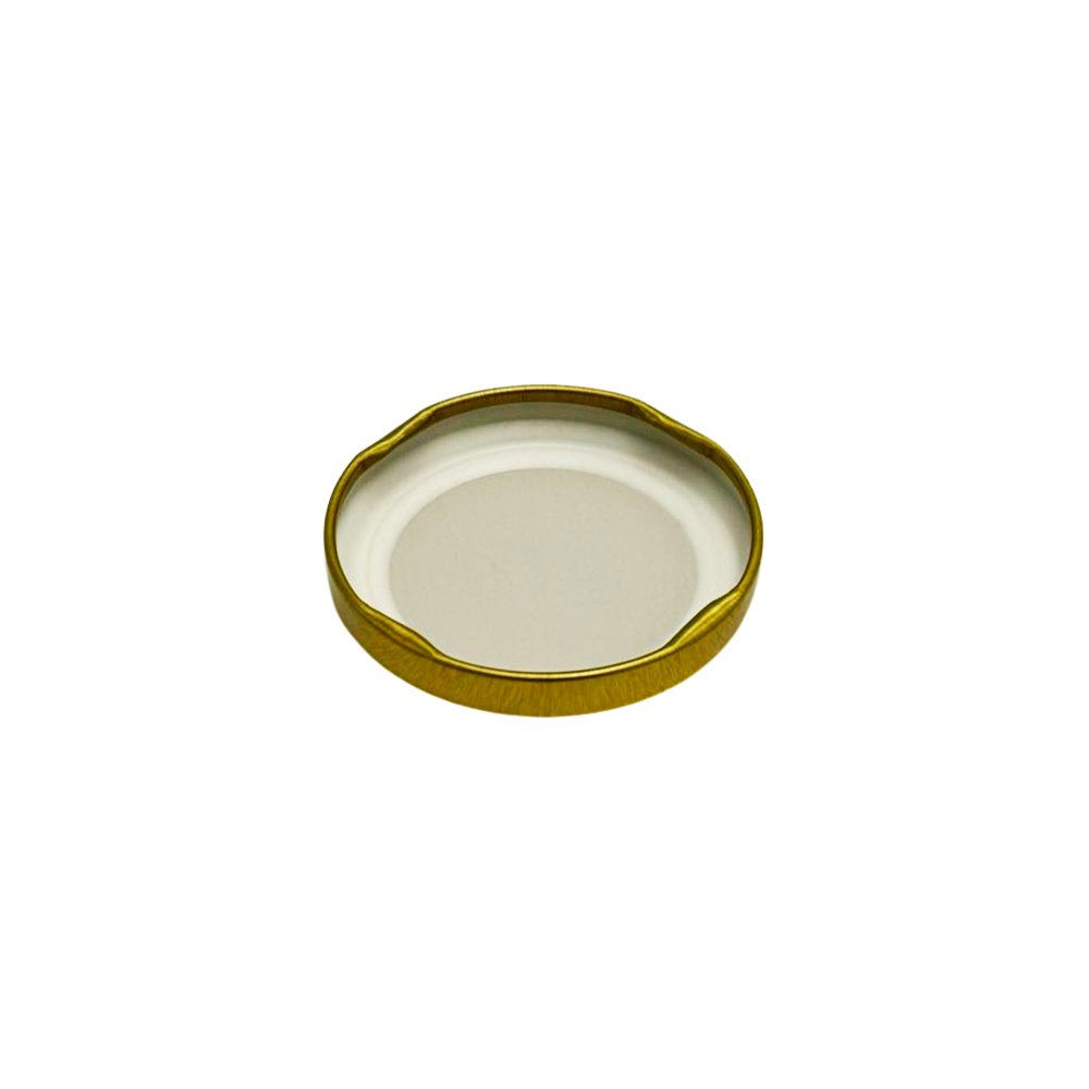 150mL Glass Jar With Gold Metal Twist Lid - TEM IMPORTS™