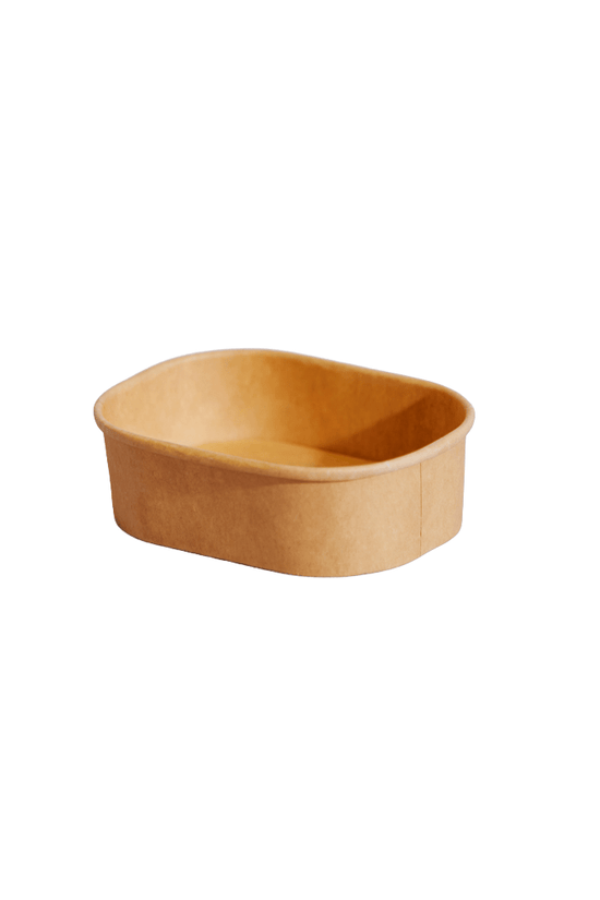 150mL Mini Rectangular Compostable Kraft Container - TEM IMPORTS™