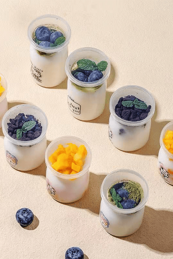150mL Mini Transparent Matt PP Milk Dessert Bottle - TEM IMPORTS™