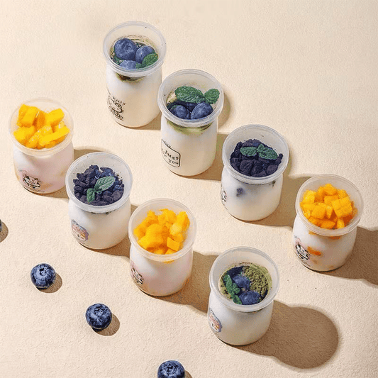 150mL Mini Transparent Matt PP Milk Dessert Bottle - TEM IMPORTS™