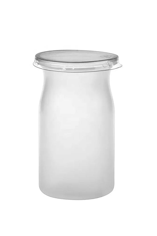 150mL Mini Transparent Matt PP Milk Dessert Bottle
