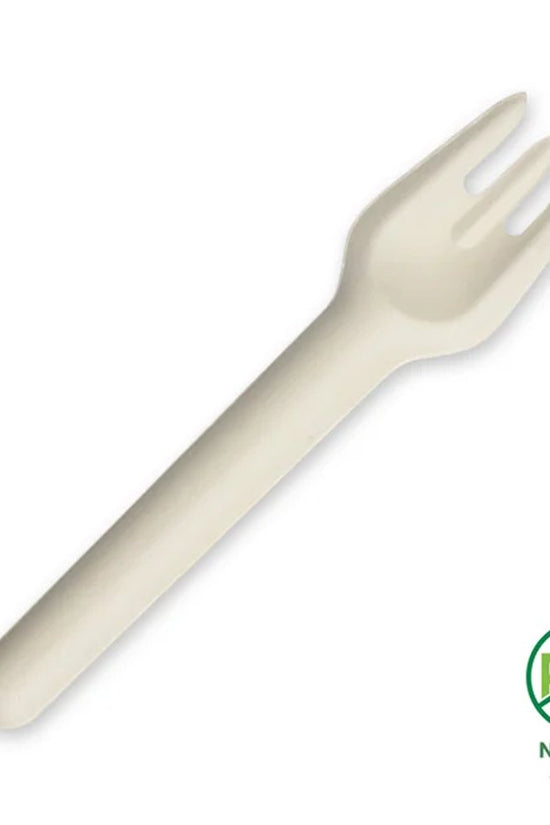 15cm Plant Fibre Fork - 1000pcs/Ctn - TEM IMPORTS™