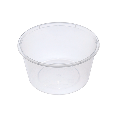 15oz/440mL Round Plastic Container Natural - TEM IMPORTS™