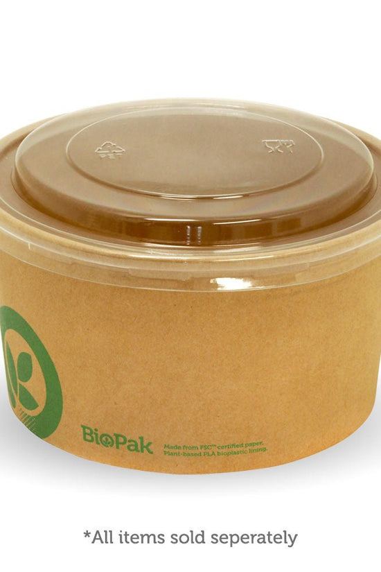 16-33oz/500-1000mL Clear RPET BioBowl Lid - 400pcs/Ctn - TEM IMPORTS™