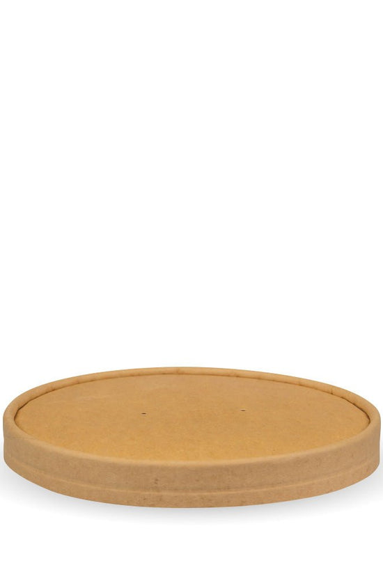 16-33oz/500-1000mL Kraft Paper BioBowl Lid - 400pcs/Ctn - TEM IMPORTS™